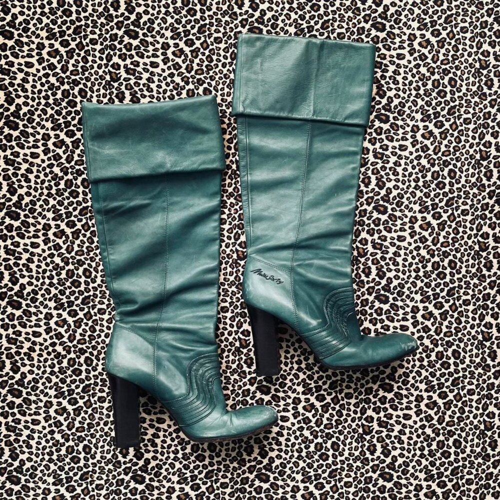 vintage miss sixty Italian leather knee high boots - Picture 2 of 7